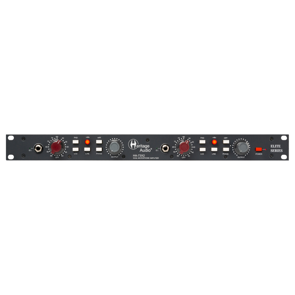 HERITAGE AUDIO HA73X2 Elite ´73 Dual Mikrofon Preamfisi / DI